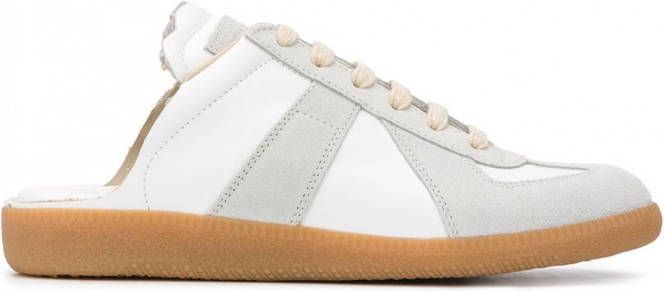 Maison Margiela Replica leren low-top sneakers Wit