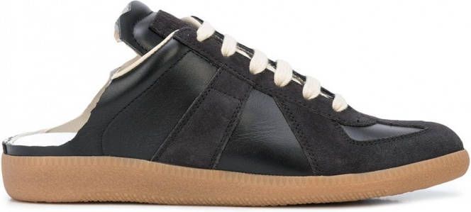 Maison Margiela Replica sneakers met open hiel Zwart - Schoenen.nl