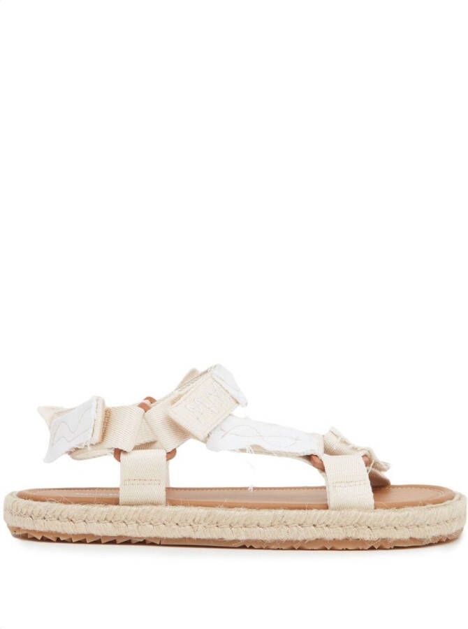 Maison Margiela Sandalen met patchwork Beige