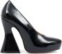 Maison Margiela Sketch 120mm lakleren pumps Zwart - Thumbnail 1