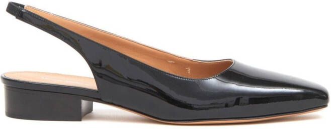 Maison Margiela Barbs leren slingback schoenen Zwart