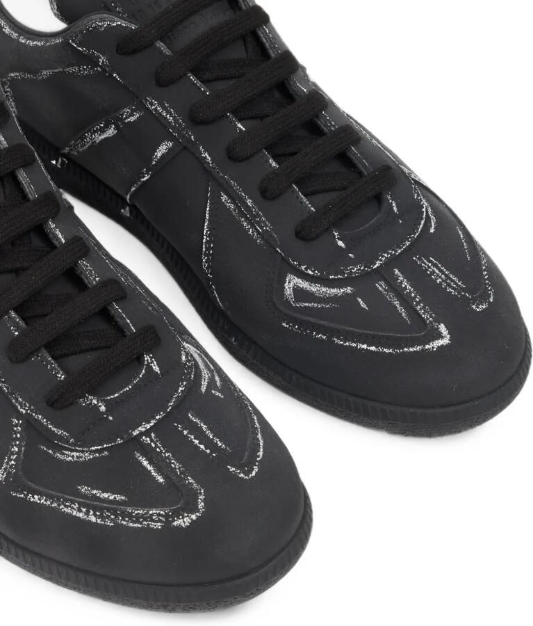 Maison Margiela Sneakers met krijt-effect Zwart - Foto 2