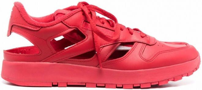 Maison Margiela Sneakers met tabi neus Rood