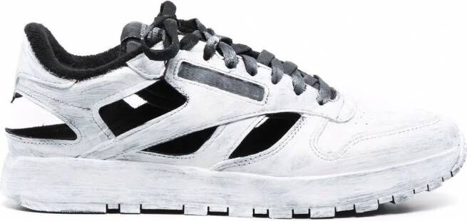 Maison Margiela x Reebok Tabi Decortique leren sneakers Wit