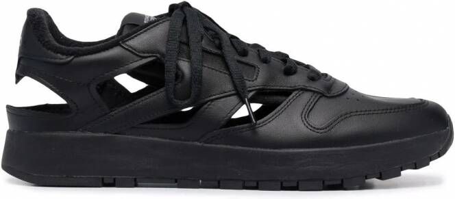 Maison Margiela x Reebok Tabi Decortique leren sneakers Zwart