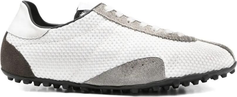 Maison Margiela Sneakers met vlakken en textuur Wit