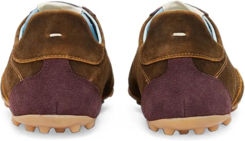 Maison Margiela Sprinters leren sneakers met vlakken Bruin - Foto 3