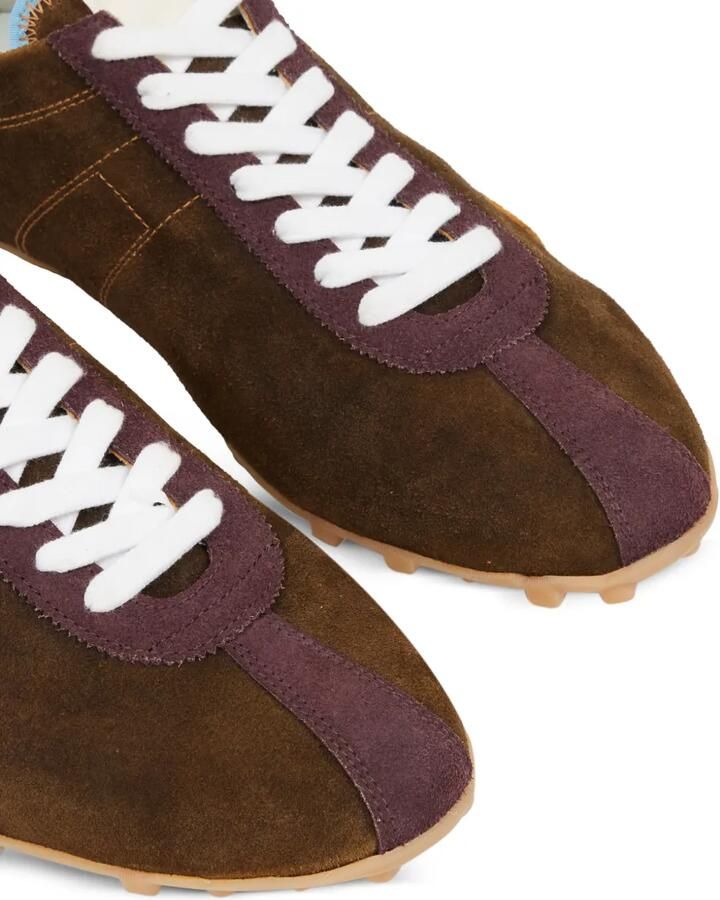 Maison Margiela Sprinters leren sneakers met vlakken Bruin - Foto 2