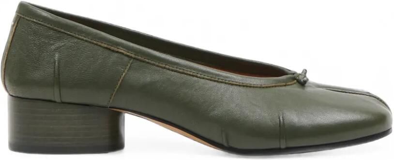 Maison Margiela Tabi ballerina H30 pumps Groen