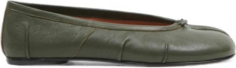 Maison Margiela Tabi ballerina's Groen