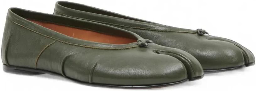 Maison Margiela Tabi ballerina's Groen - Foto 5