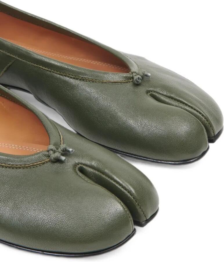 Maison Margiela Tabi ballerina's Groen - Foto 2