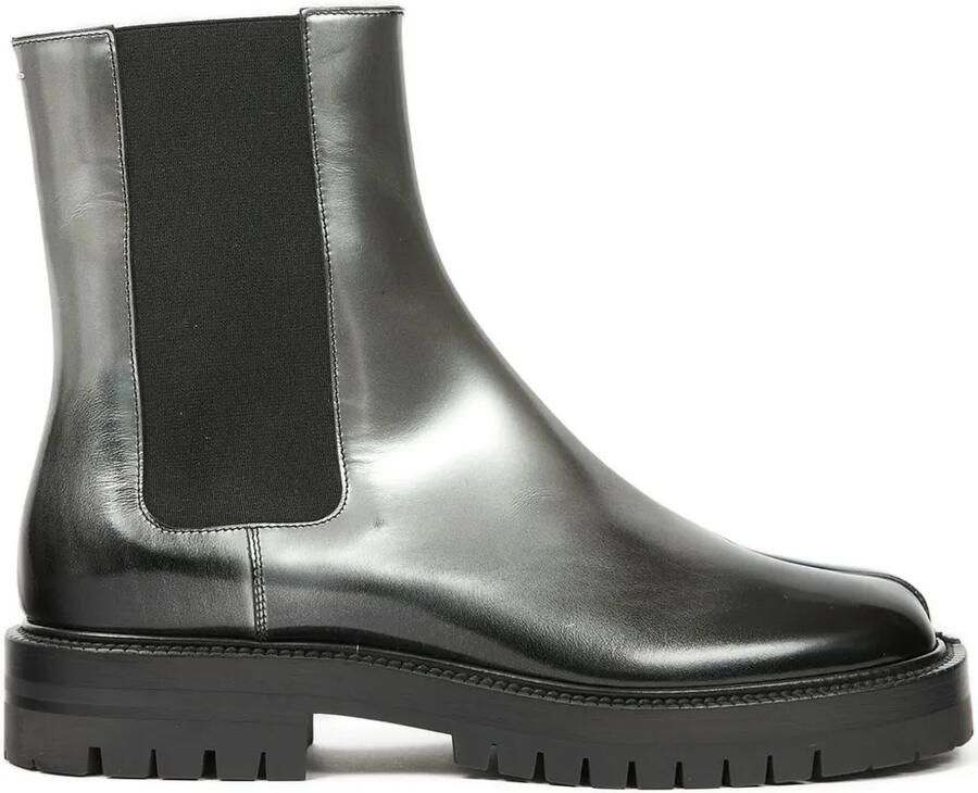 Maison Margiela Tabi County Chelsea laarzen met gespleten neus Zwart