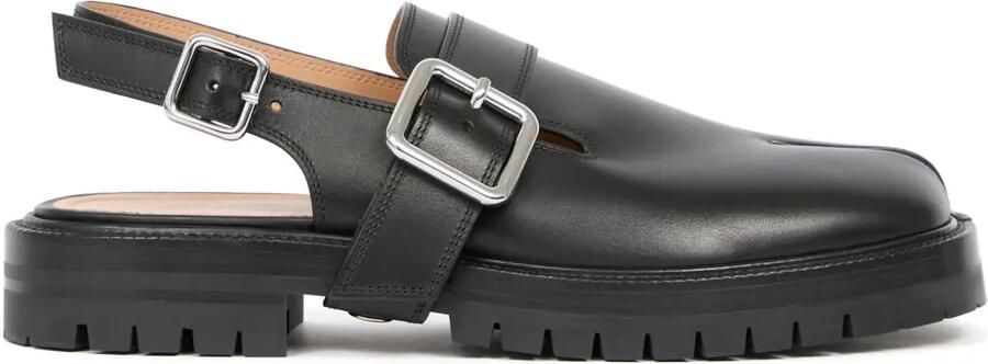 Maison Margiela Tabi County leren sandalen Zwart