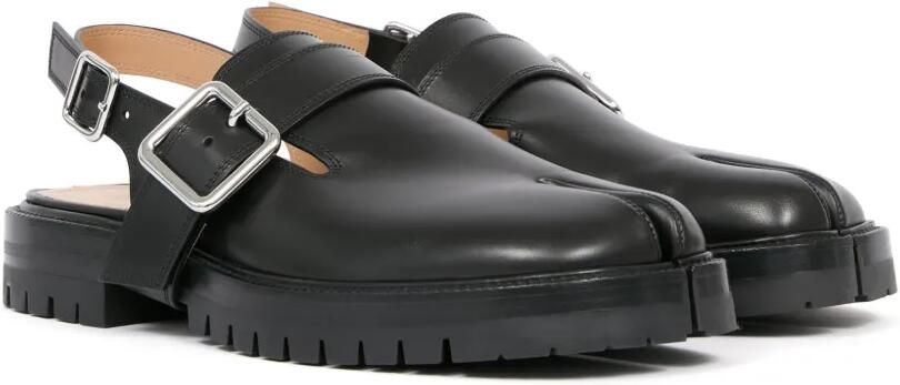 Maison Margiela Tabi County leren sandalen Zwart - Foto 5