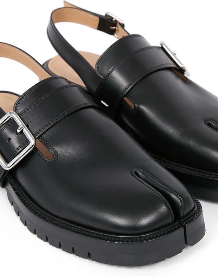 Maison Margiela Tabi County leren sandalen Zwart - Foto 2