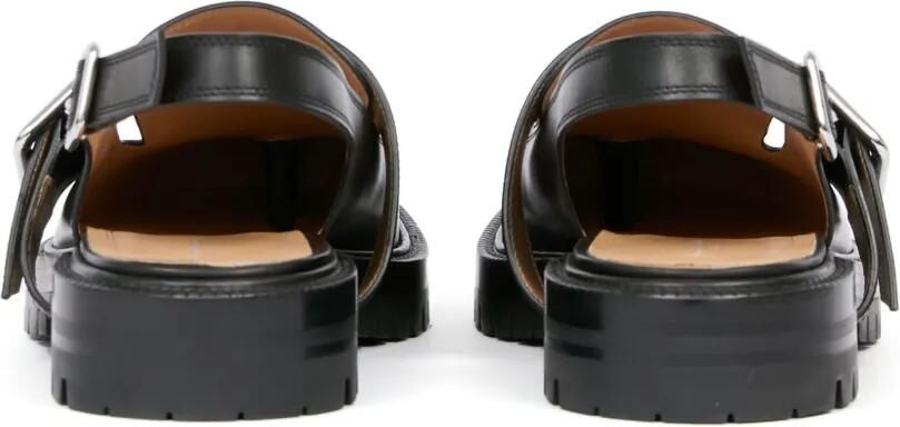 Maison Margiela Tabi County leren sandalen Zwart - Foto 4