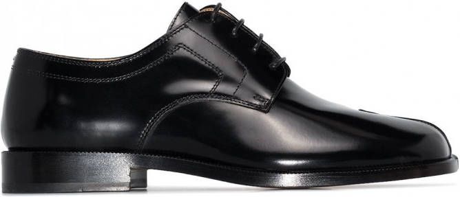 Maison Margiela Tabi derby veterschoenen Zwart