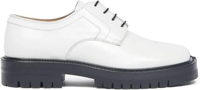 Maison Margiela Tabi derby veterschoenen Wit