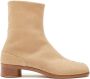 Maison Margiela Tabi 30mm leren enkellaarzen Beige - Thumbnail 1