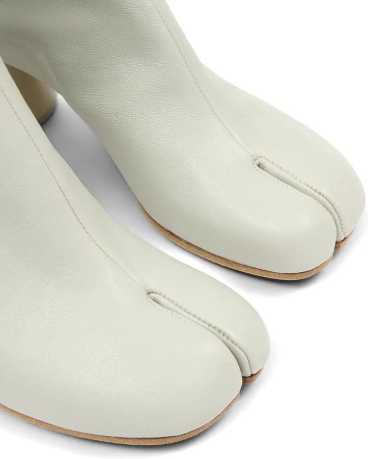 Maison Margiela Tabi enkellaarzen Beige - Foto 4