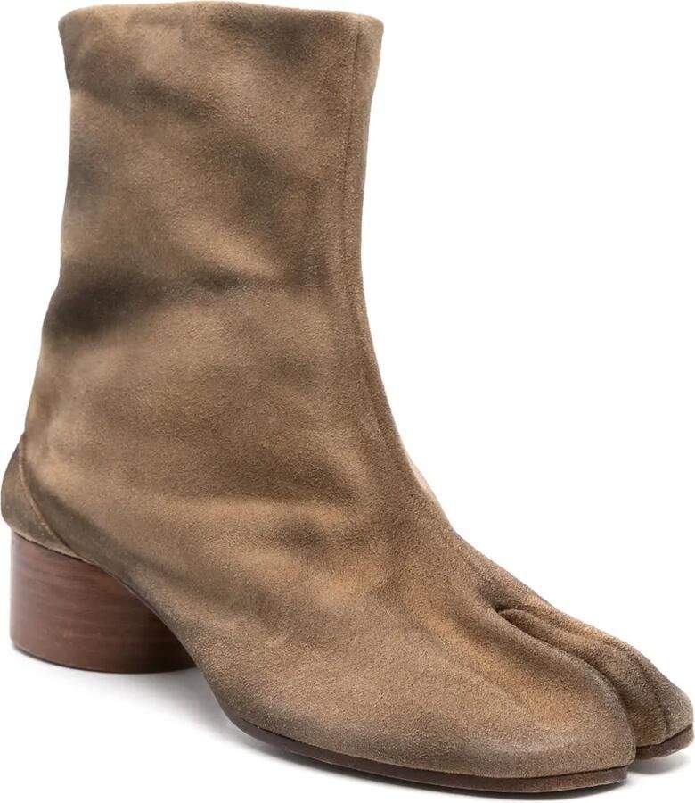 Maison Margiela Tabi enkellaarzen Bruin - Foto 2