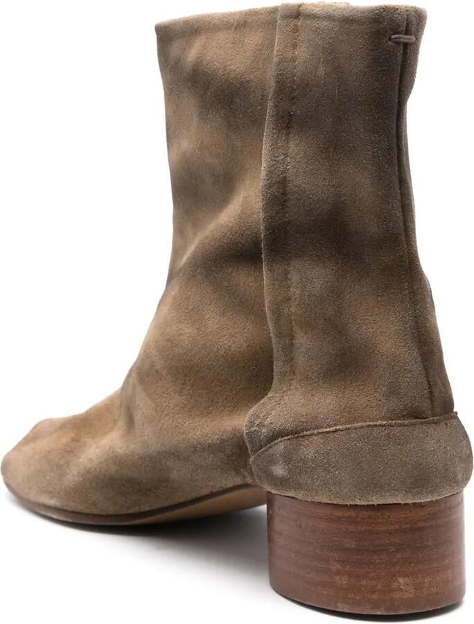 Maison Margiela Tabi enkellaarzen Bruin - Foto 3