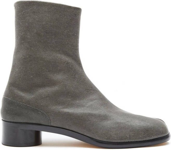 Maison Margiela Tabi 30mm leren enkellaarzen Grijs