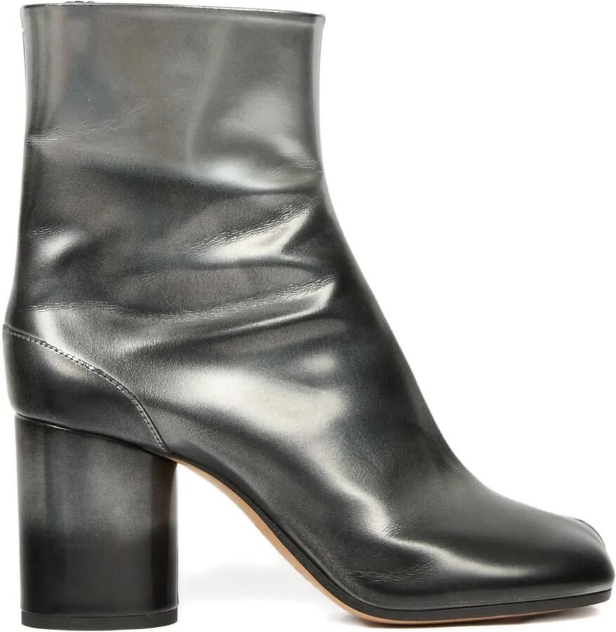 Maison Margiela Tabi enkellaarzen met blokhak Zwart
