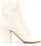 Maison Margiela Tabi 80mm leren enkellaarzen Beige - Thumbnail 1