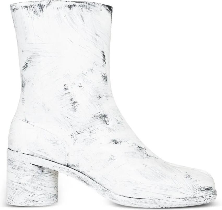 Maison Margiela Tabi geverfde enkellaarzen Wit