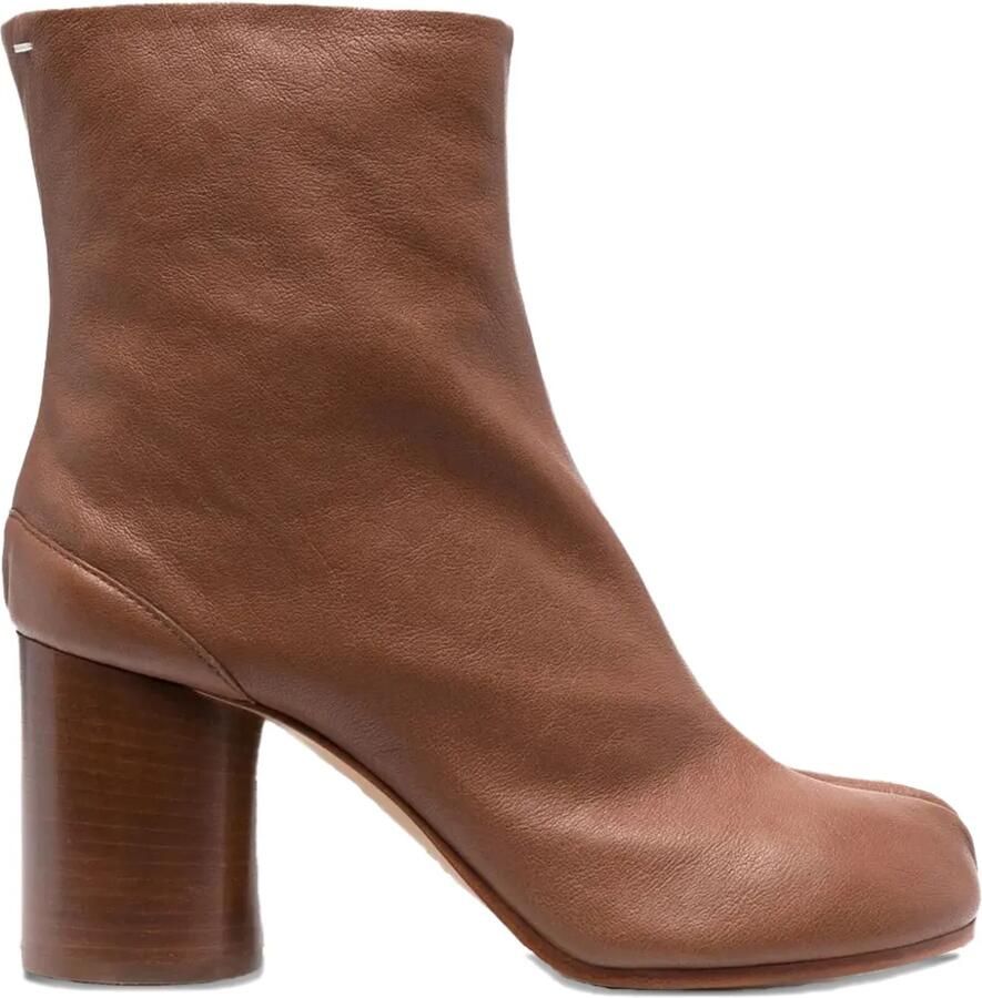 Maison Margiela Tabi laarzen met hak Bruin