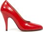 Maison Margiela Tabi 110mm lakleren pumps Rood - Thumbnail 1