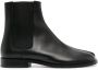Maison Margiela Tabi leren Chelsea laarzen Zwart - Thumbnail 1