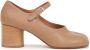 Maison Margiela Tabi leren Mary Jane pumps Beige - Thumbnail 1