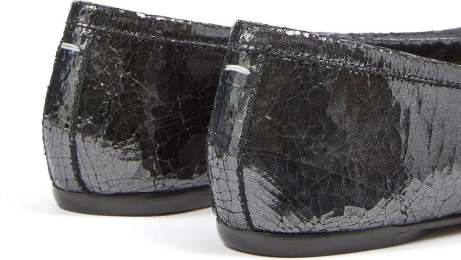 Maison Margiela Tabi leren ballerina's Zwart - Foto 3