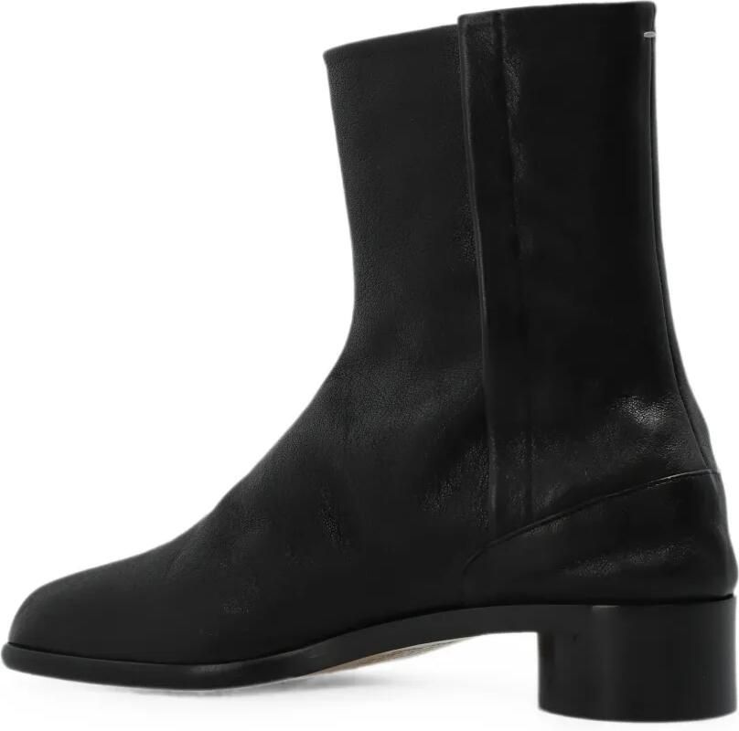 Maison Margiela Tabi leren enkellaarzen Zwart - Foto 2