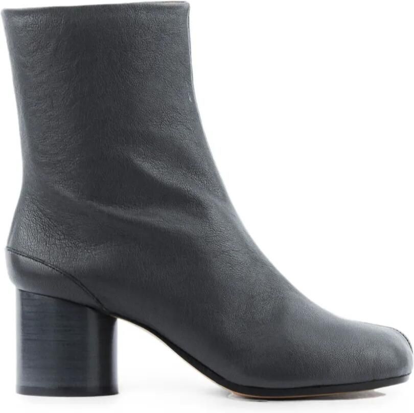Maison Margiela Tabi leren enkellaarzen Zwart