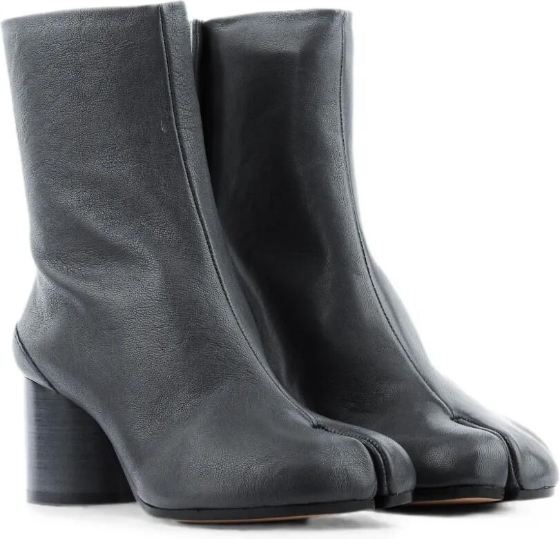 Maison Margiela Tabi leren enkellaarzen Zwart - Foto 3