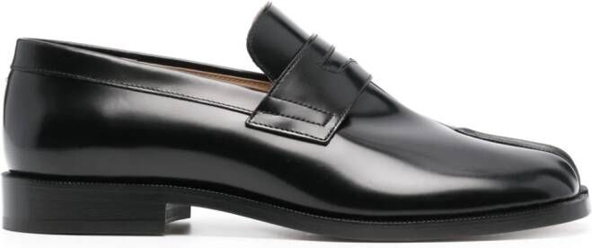 Maison Margiela Tabi leren loafers Zwart