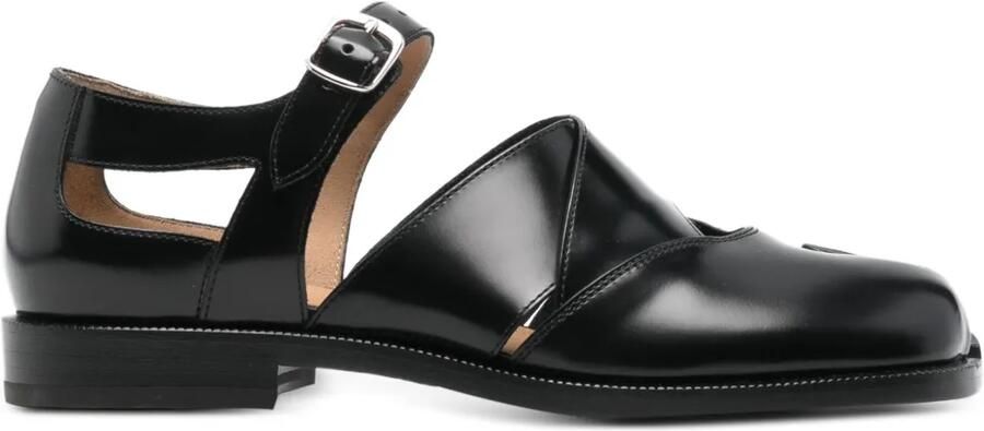 Maison Margiela Tabi leren loafers Zwart
