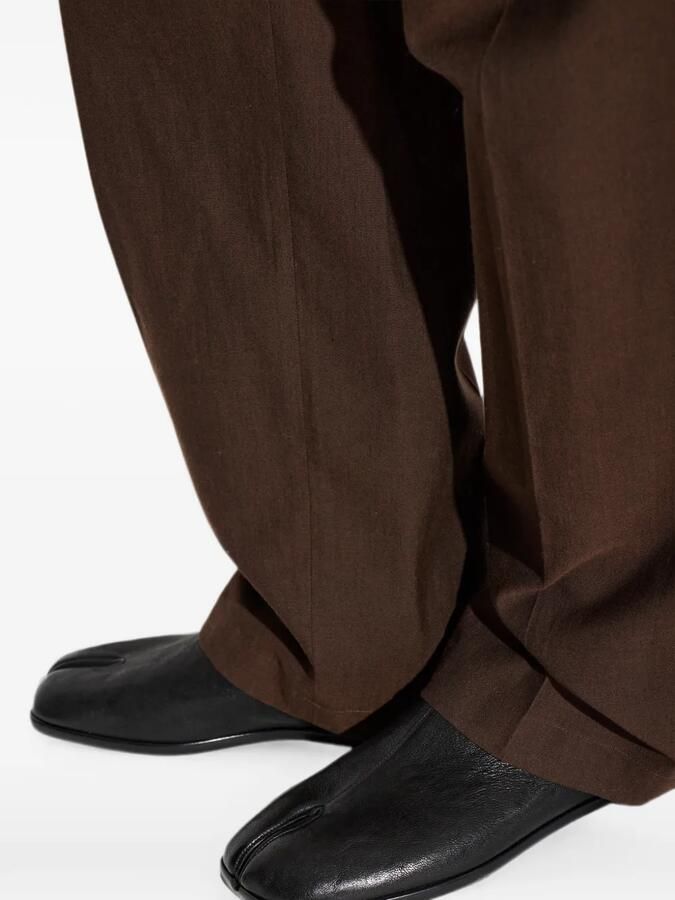 Maison Margiela Tabi leren loafers Zwart - Foto 2
