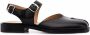 Maison Margiela Tabi leren sandalen Zwart - Thumbnail 1