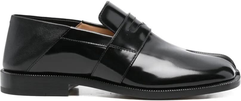 Maison Margiela Tabi loafers met gespleten neus Zwart