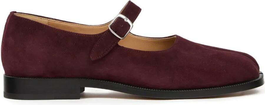 Maison Margiela Tabi Mary Jane schoenen Rood