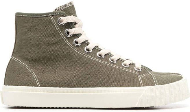 Maison Margiela Tabi mid-top sneakers Groen