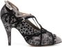 Maison Margiela Tabi Monster fluwelen 70 pumps Zwart - Thumbnail 1