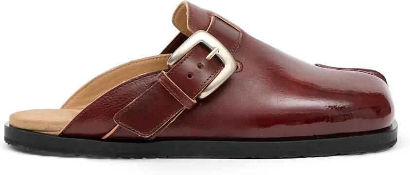 Maison Margiela Tabi muiltjes met gespsluiting Bruin