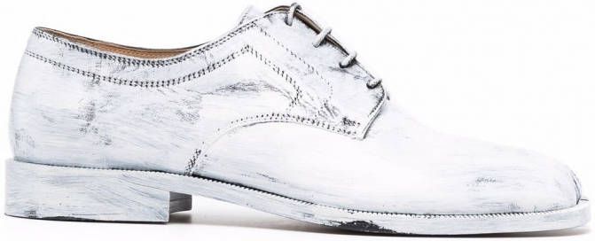 Maison Margiela Tabi Bianchetto leren brogues Wit