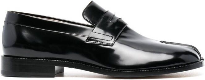 Maison Margiela Tabi leren loafers Zwart